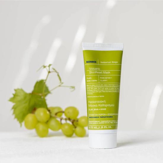 Korres Santorini Grape Clear Skin Volcanic Mask