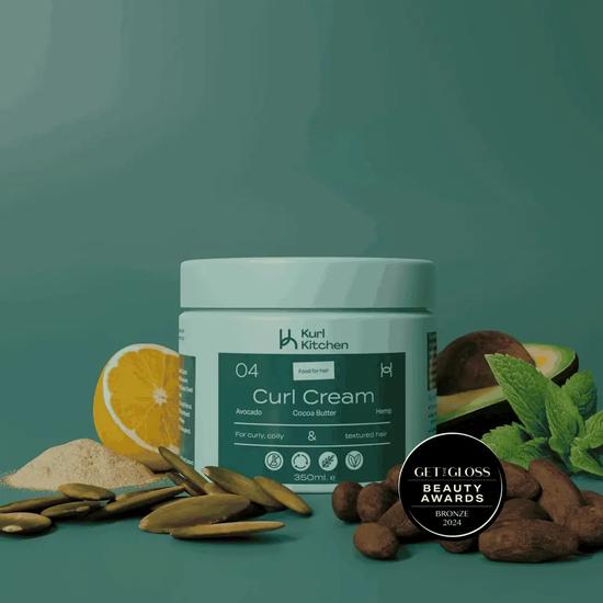 Kurl Kitchen Avocado & Hemp Curl Cream 350ml