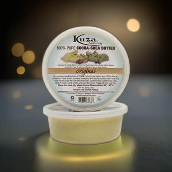 Kuza 100% Pure Cocoa Shea Butter Original 8oz