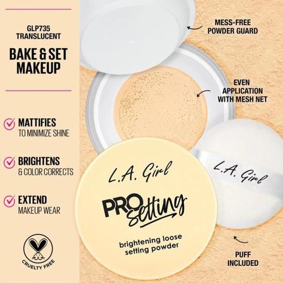 L.A. Girl Pro Setting Brightening Loose Setting Powder Blue