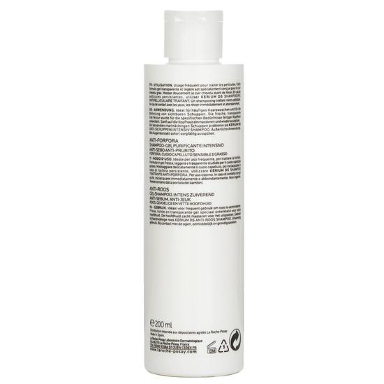 La Roche-Posay Kerium Anti-Dandruff Micro-Exfoliating LHA Gel Shampoo For Oily Scalp 200ml