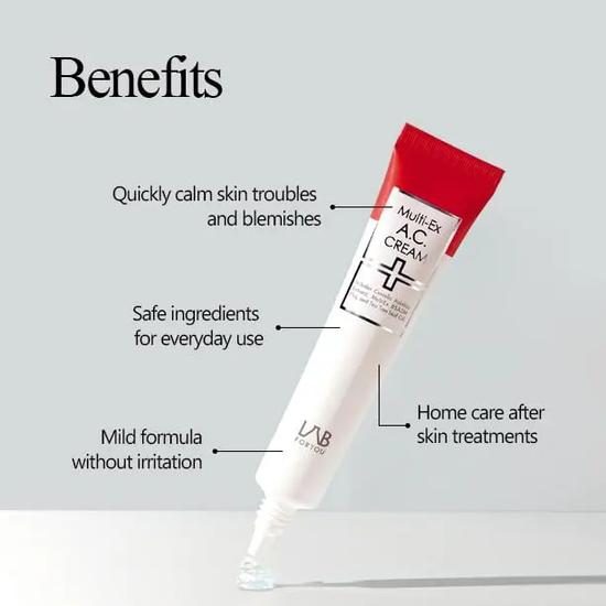 LAB FOR YOU Multi-Ex A.C. Cream Blemish Relief Acne-prone Skin Spot Treatment Gel 20ml