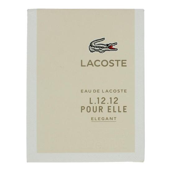 Lacoste Eau De Lacoste L.12.12 Pour Elle Elegant Eau De Toilette 90ml