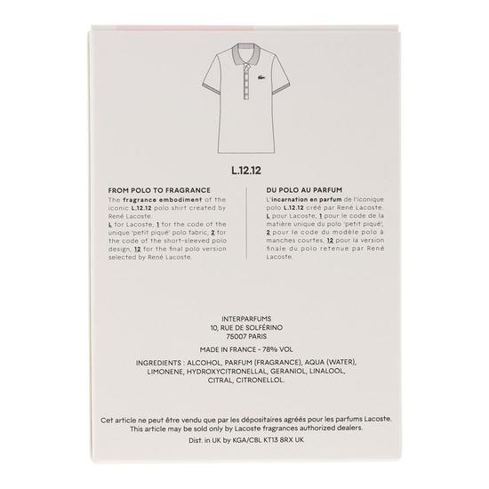 Lacoste L.12.12 Rose Eau De Parfum 50ml