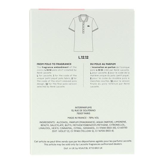 Lacoste L.12.12. Rose Eau Fraiche Eau De Toilette 50ml