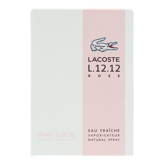 Lacoste L.12.12 Rose Eau Fraiche Eau De Toilette Women's Fragrance 35ml, 50ml, 100ml 35ml