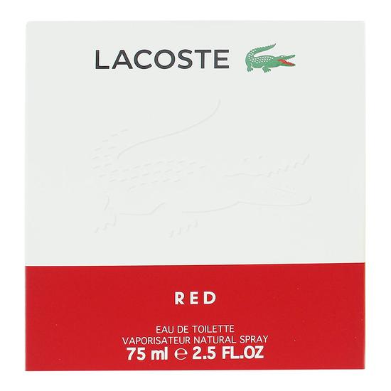 Lacoste Red Eau De Toilette For Him 75ml