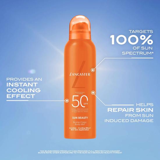 Lancaster Sun Sport Cooling Invisible Mist Wet Skin Application For Body SPF 30 200ml