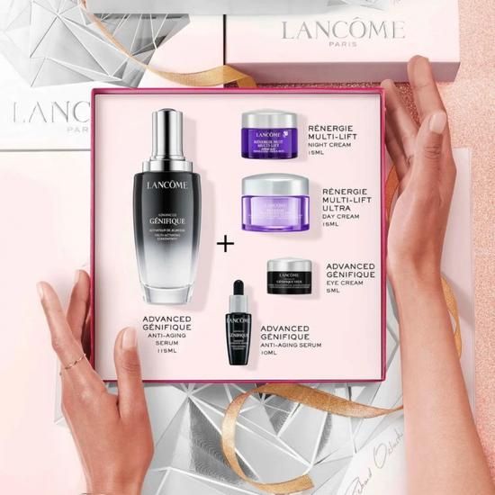 Lancôme Advanced Genifique Serum Gift Set Serum x 2 + Night Cream + Day Cream + Eye Cream