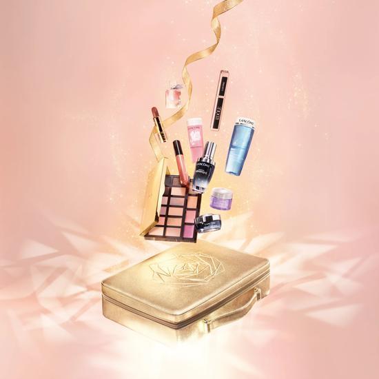 Lancôme Beauty Box Gift Set 10 products including 4 full-size icons