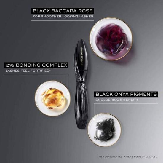 Lancôme Hypnose Drama Extreme Volume Mascara 01 Excessive Black Travel Size