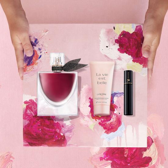 Lancôme La Vie Est Belle L'Elixir 50ml Eau De Parfum+50ml BL+ Mascara 2ml Set