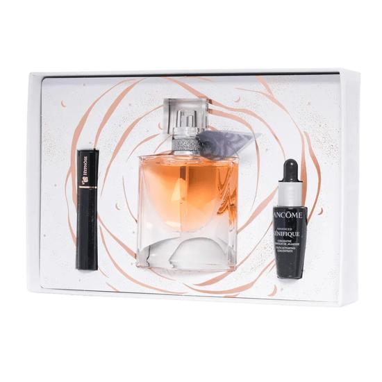 Lancôme La Vie Est Belle Women's Perfume Gift Set 30ml Eau De Parfum + 10ml Advanced Genifique Serum + 2ml Hypnose Mascara
