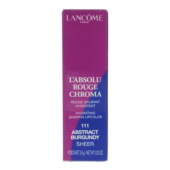 Lancôme L'absolu Rouge Chroma 111 Abstract Burgundy Sheer Lipstick 3.4 g