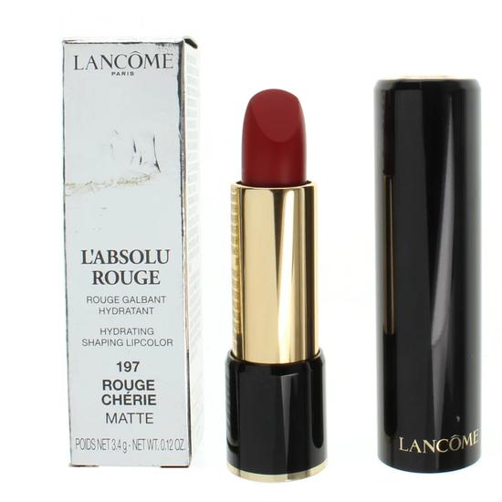Lancôme L'Absolu Rouge Hydrating Lipstick 197 Rouge Cherie Red