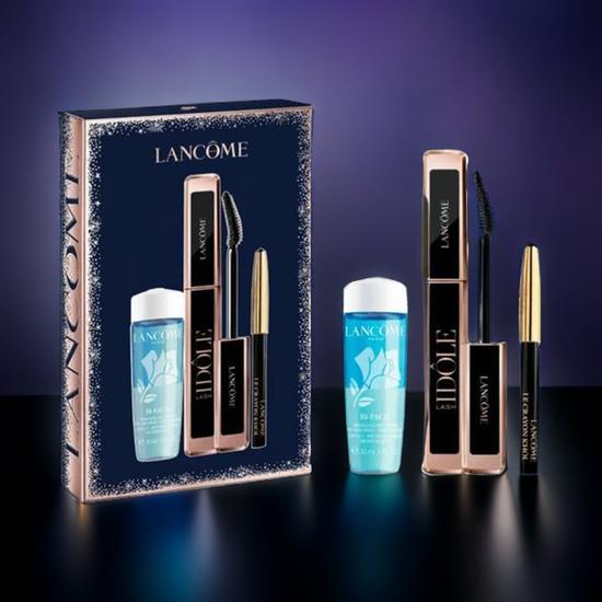 Lancôme Lash Idole Mascara 01, Bi Facil Eye Makeup Remover & Khol Eye Pen Mini 027 Noir Gift Set 30ml