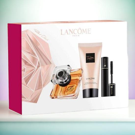 Lancôme Trésor Eau De Parfum Gift Set 30ml EDP + 50ml Body Lotion + 2ml Mascara