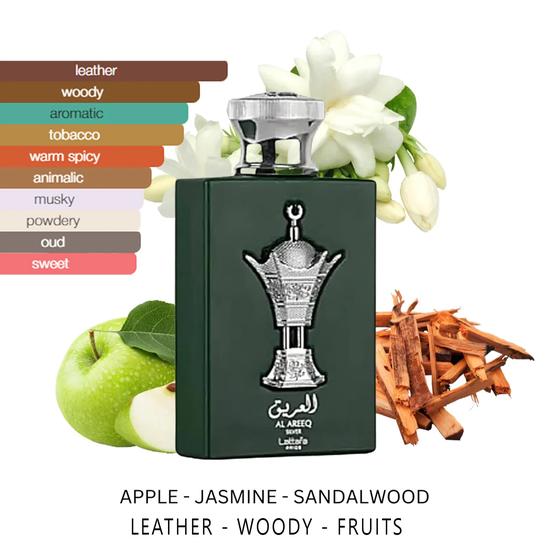 Lattafa Al Areeq Silver Perfume Eau De Parfum By Lattafa Pride 100ml
