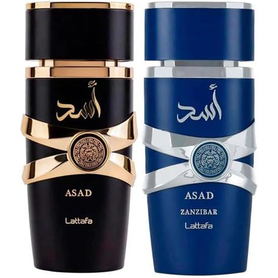 Lattafa Asad & Asad Zanzibar Eau De Parfums 5th Anniversary Edition Gift Set 100ml