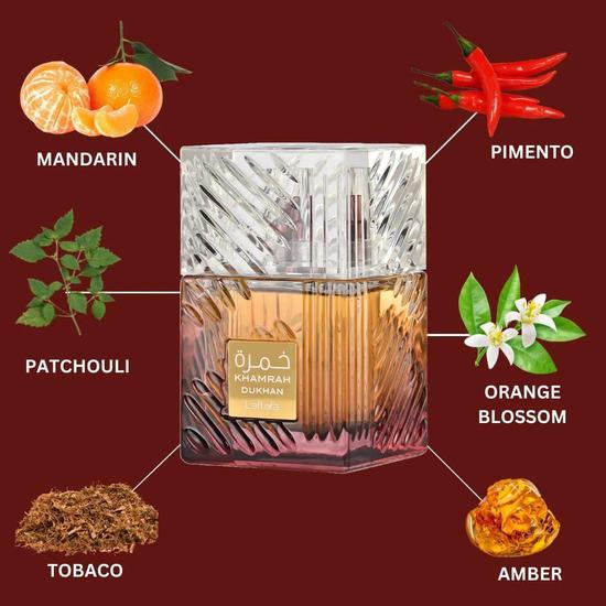 Lattafa Khamrah Dukhan Eau De Parfum By Lattafa 100ml
