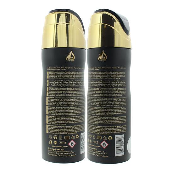Lattafa Qaed Al Fursan Perfumed Body Spray 200ml