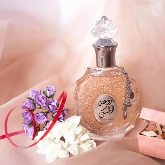 Lattafa Rouat Al Musk Eau De Parfum Lattafa For Women White Floral, Citrus, Equally Fruity & Sweet 100ml