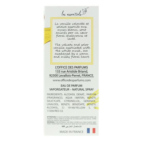 Les Essentiels Vanille Eau De Parfum 80ml