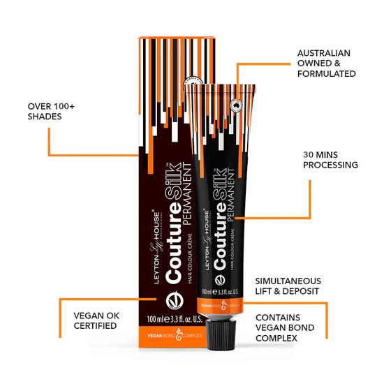 Leyton House Couture Silk Permanent Hair Colour 1.0
