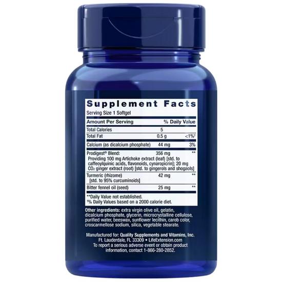 Life Extension Bloat Relief Softgels 60 Softgels