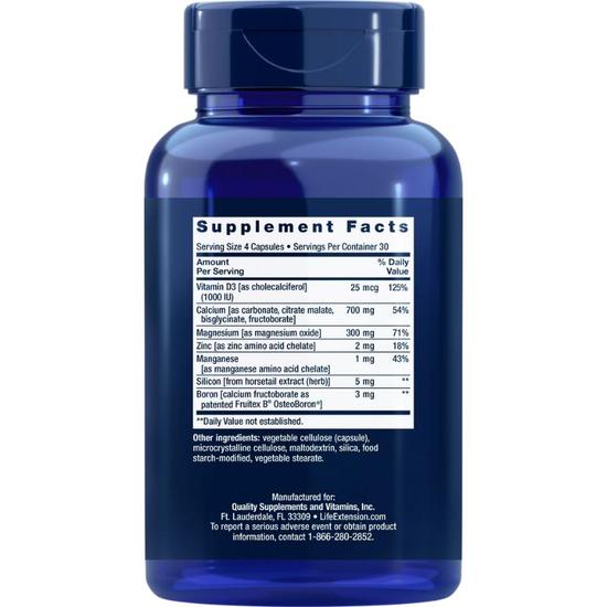 Life Extension Bone Restore Capsules 120 Capsules
