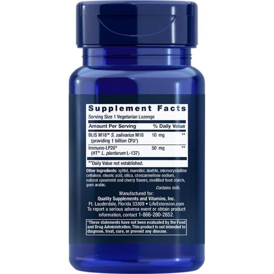 Life Extension Florassist Oral Hygiene Lozenges 30 Lozenges