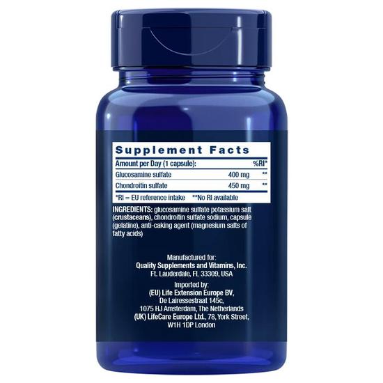 Life Extension Glucosamine/Chondroitin Capsules 100 Capsules