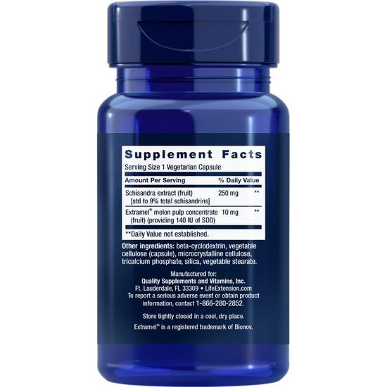 Life Extension Liver Efficiency Formula Vegicaps 30 Vegicaps