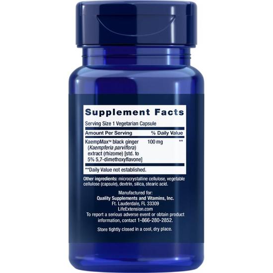Life Extension Male Vascular Sexual Support Vegicaps 30 Vegicaps