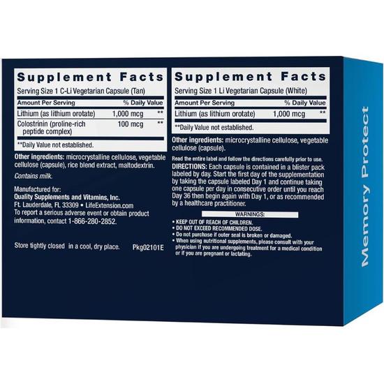 Life Extension Memory Protect Capsules 36 Capsules