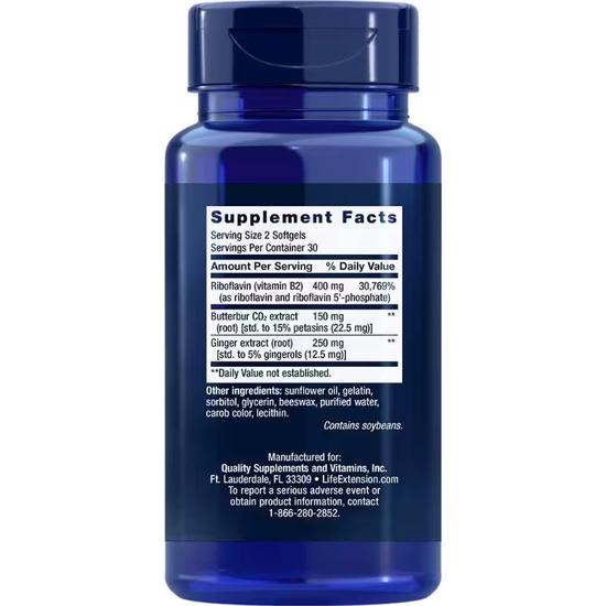Life Extension Migra-Eeze Softgels 60 Softgels