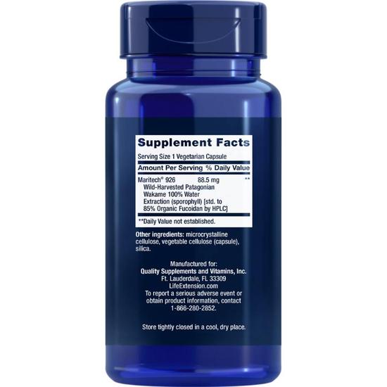 Life Extension Optimised Fucoidan Vegicaps 60 Vegicaps
