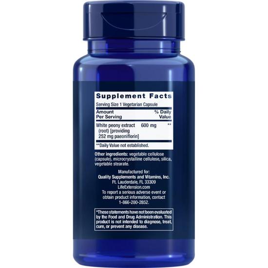 Life Extension Peony Immune Vegicaps 60 Vegicaps