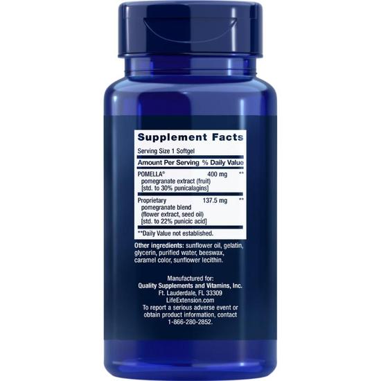 Life Extension Pomegranate Complete Softgels 30 Softgels