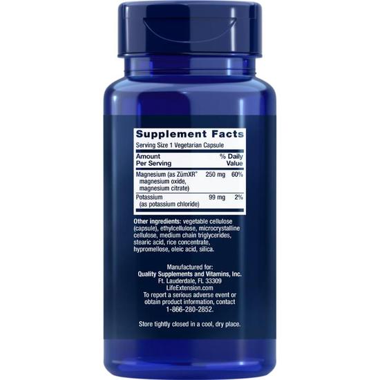 Life Extension Potassium With Extend-Release Magnesium Vegicaps 60 Vegicaps
