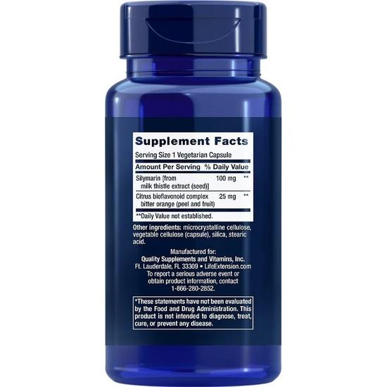 Life Extension Silymarin 100mg Vegicaps 90 Vegicaps