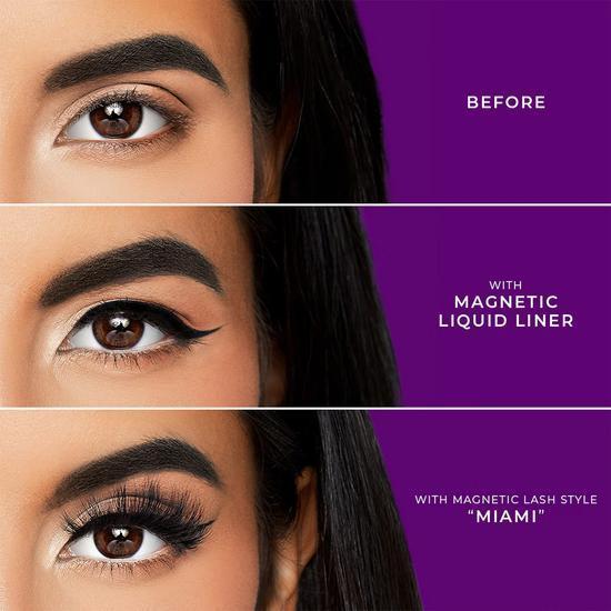 Lilly Lashes Faux Mink Click Magnetic Lash Miami