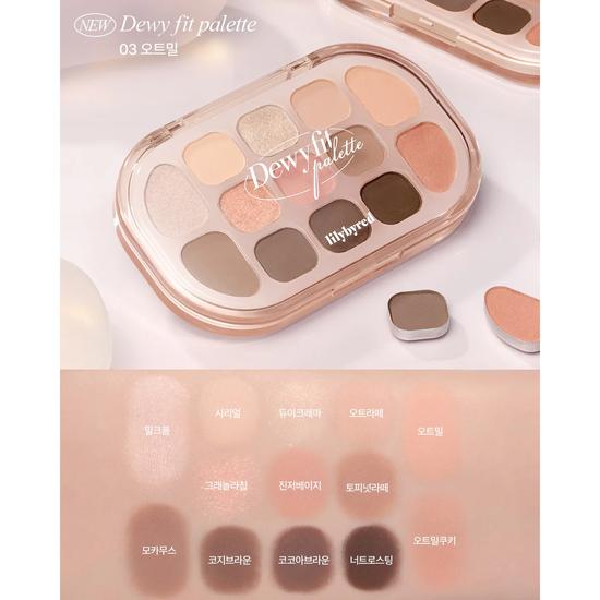 Lilybyred Dewy Fit Palette 03 Oatmeal