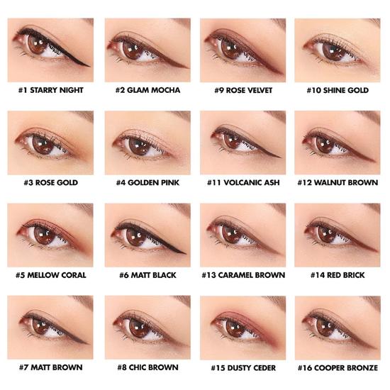 Lilybyred Starry Eyes Am9 To Pm9 Gel Eyeliner 02 #Glam Mocha