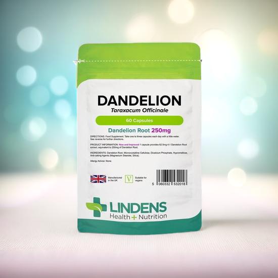 Lindens Dandelion 250mg Capsules 60 Capsules