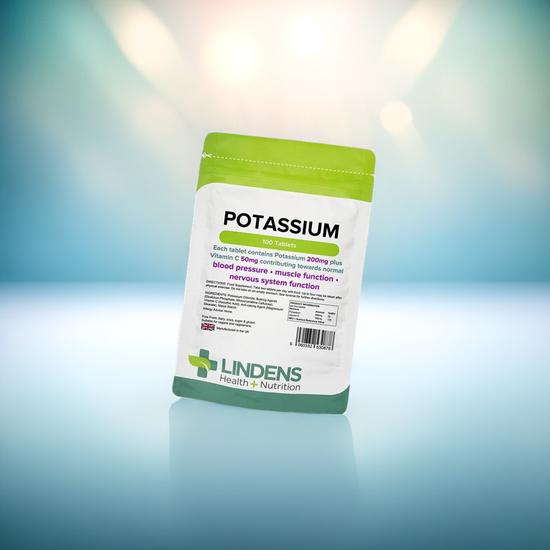 Lindens Potassium 200mg Tablets 100 Tablets