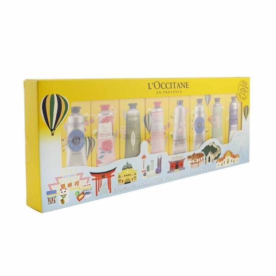 L'Occitane Provence Around The World Hand Cream Kit Of 8: 2xShea Butter + 1x Rose, Cherry Blossom, Lavender, Peony, Almond, Verbena 30ml/1oz 8x30ml