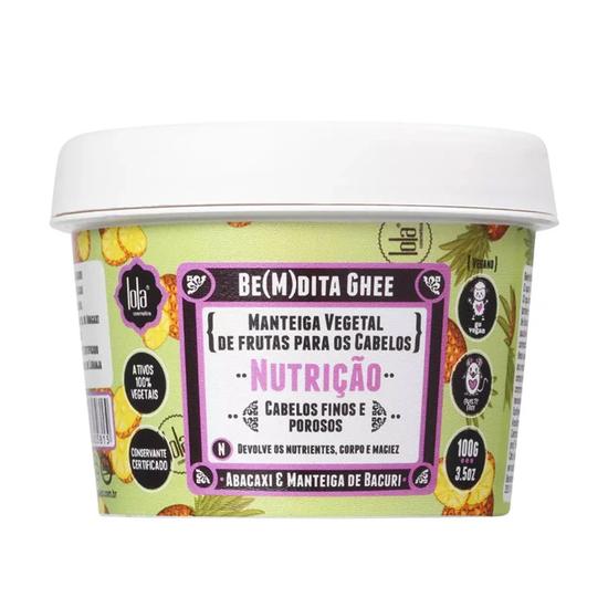 Lola Bemdita Ghee Nutricao Nourishing Vegan Hair Butter 100g