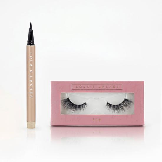 Lola's Lashes Liberty Flick & Stick Kit Girls Night With Black Liner