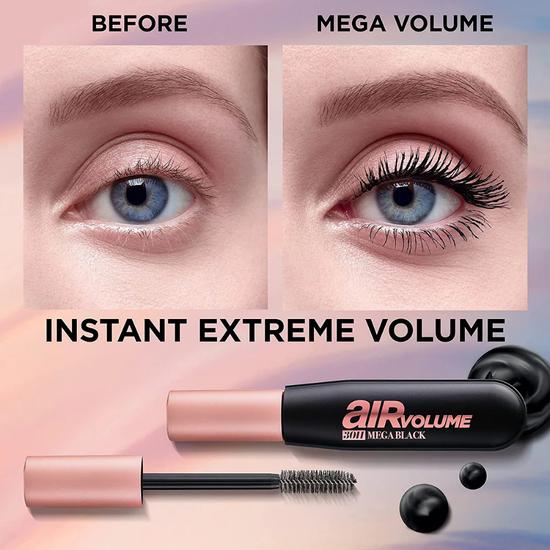 L'Oreal Paris Air Volume 30h Mega Black Mascara Black